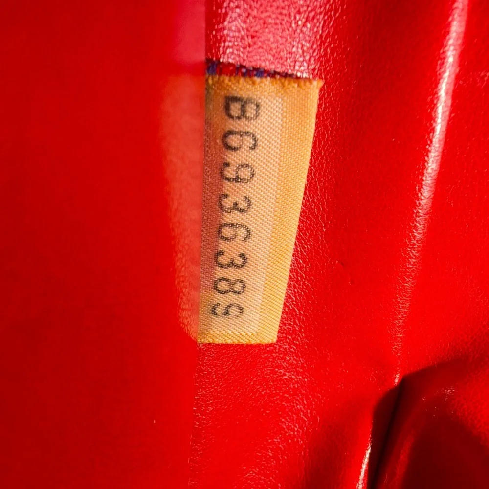 Red Dooney & Bourke Pebble Leather Short Shoulder Small flap-closure Bag
